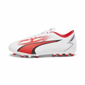 Scarpe da Calcio per Bambini Puma Ultra Play MG Bianco Rosso di Puma, Scarpe - Rif: S64122119, Prezzo: 39,62 €, Sconto: %