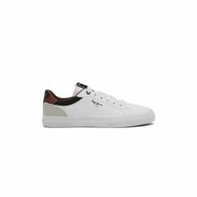 Sapatilhas de Desporto Infantis Pepe Jeans Kenton Court Branco de Pepe Jeans, Ténis e calçado desportivo - Ref: S64122234, Pr...