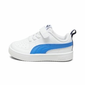 Zapatillas Deportivas Infantiles Puma Rickie+ Azul Blanco de Puma, Zapatillas - Ref: S64122242, Precio: 23,56 €, Descuento: %