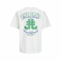 Camiseta de Manga Corta Infantil Jack & Jones Jorcole Back Print Blanco Verde de Jack & Jones, Camisetas de manga corta - Ref...