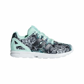 Sports Shoes for Kids Adidas ZX Flux Aquamarine by Adidas, Trainers - Ref: S64123292, Price: 50,34 €, Discount: %