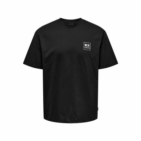 Men’s Short Sleeve T-Shirt Only & Sons Onskace Rlx Black by Only & Sons, Shirts & Tees - Ref: S64123387, Price: 11,74 €, Disc...