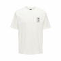 T-shirt à manches courtes homme Only & Sons Onskace Rlx Blanc de Only & Sons, T-shirts de sport - Réf : S64123388, Prix : 11,...