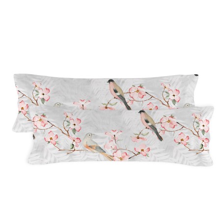 Funda de almohada HappyFriday Ohara Multicolor 45 x 110 cm (2 Unidades) de HappyFriday, Sábanas y fundas de almohada - Ref: D...