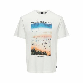 Camiseta de Manga Corta Hombre Only & Sons Onskolton Reg Beach Blanco de Only & Sons, Camisetas deportivas - Ref: S64123727, ...