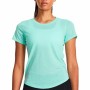 Maglia a Maniche Corte Donna Under Armour Streaker Ss Acquamarina di Under Armour, Donna - Rif: S64123730, Prezzo: 30,50 €, S...