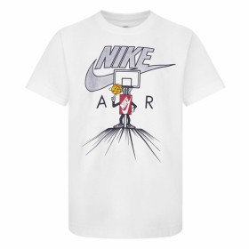 T shirt à manches courtes Enfant Nike Icons Of Play Blanc de Nike, T-shirts - Réf : S64123735, Prix : 17,57 €, Remise : %