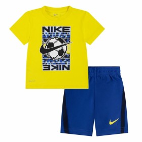 Completo Sportivo per Bambini Nike Df Icon Giallo Azzurro Multicolore 2 Pezzi di Nike, Completi sportivi - Rif: S64123770, Pr...