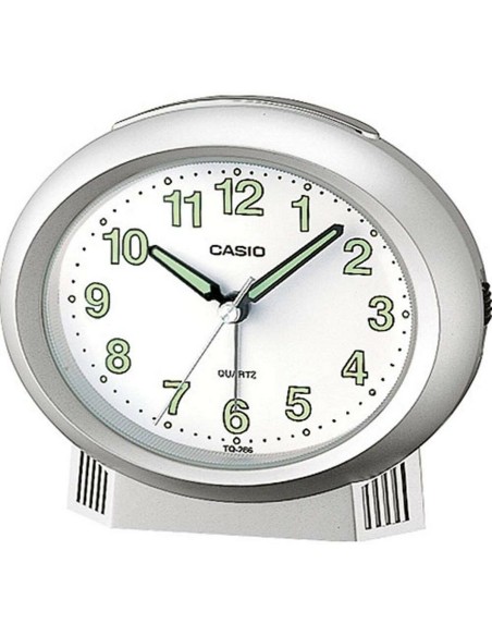 Alarm Clock Casio TQ-266-8E Silver | Tienda24 Tienda24.eu