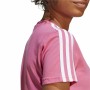 Camiseta de Manga Corta Mujer Adidas 3 stripes Rosa de Adidas, Mujer - Ref: S64126811, Precio: 18,21 €, Descuento: %