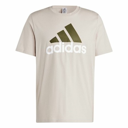 T-shirt à manches courtes homme Adidas Essentials Beige de Adidas, T-shirts - Réf : S64126821, Prix : 20,91 €, Remise : %