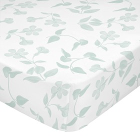 Fitted sheet HappyFriday Garden party Multicolour 105 x 200 x 32 cm by HappyFriday, Sheets and pillowcases - Ref: D1612878, P...