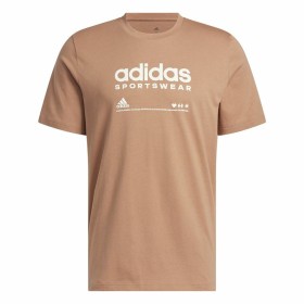 Men’s Short Sleeve T-Shirt Adidas Lounge Brown by Adidas, Men - Ref: S64126830, Price: 29,97 €, Discount: %