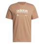 Camiseta de Manga Corta Hombre Adidas Lounge Marrón de Adidas, Hombre - Ref: S64126830, Precio: 29,97 €, Descuento: %