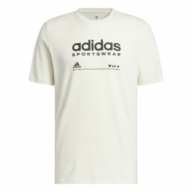 Men’s Short Sleeve T-Shirt Adidas Lounge White by Adidas, Men - Ref: S64126831, Price: 29,97 €, Discount: %