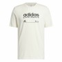 Men’s Short Sleeve T-Shirt Adidas Lounge White | Tienda24 - Global Online Shop Tienda24.eu