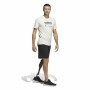 Men’s Short Sleeve T-Shirt Adidas Lounge White | Tienda24 - Global Online Shop Tienda24.eu