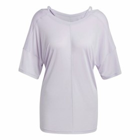 Camisola de Manga Curta Mulher Adidas Studio Oversized Lilás de Adidas, Roupa - Ref: S64126838, Preço: 33,61 €, Desconto: %