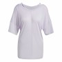 Women’s Short Sleeve T-Shirt Adidas Studio Oversized Lilac by Adidas, Clothing - Ref: S64126838, Price: 33,61 €, Discount: %