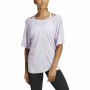 Camiseta de Manga Corta Mujer Adidas Studio Oversized Lila de Adidas, Ropa - Ref: S64126838, Precio: 33,61 €, Descuento: %