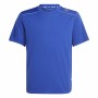 Child's Short Sleeve T-Shirt Adidas Aeroready Blue by Adidas, Boys - Ref: S64126839, Price: 19,78 €, Discount: %