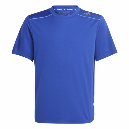 Child's Short Sleeve T-Shirt Adidas Aeroready Blue by Adidas, Boys - Ref: S64126839, Price: 19,78 €, Discount: %