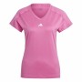 Damen Kurzarm-T-Shirt Adidas Essentials Rosa Lila | Tienda24 - Global Online Shop Tienda24.eu