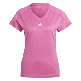 Camisola de Manga Curta Mulher Adidas Essentials Cor de Rosa Lilás de Adidas, Mulher - Ref: S64126841, Preço: 0,00 €, Descont...