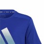 Child's Short Sleeve T-Shirt Adidas Icons Aeroready Blue | Tienda24 - Global Online Shop Tienda24.eu