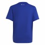 Child's Short Sleeve T-Shirt Adidas Icons Aeroready Blue | Tienda24 - Global Online Shop Tienda24.eu