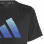 Maglia a Maniche Corte per Bambini Adidas Icons Nero | Tienda24 - Global Online Shop Tienda24.eu