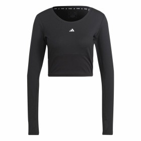 Camisola de Manga Comprida Mulher Adidas Studio Preto de Adidas, Mulher - Ref: S64126847, Preço: 0,00 €, Desconto: %