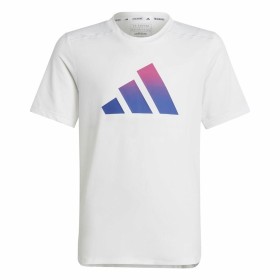 Kurzarm-T-Shirt für Kinder Adidas Train Icons Weiß von Adidas, Junge - Ref: S64126848, Preis: 19,78 €, Rabatt: %