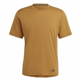 Men’s Short Sleeve T-Shirt Adidas Yoga Base Brown by Adidas, Men - Ref: S64126851, Price: 27,68 €, Discount: %