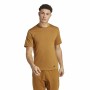 Men’s Short Sleeve T-Shirt Adidas Yoga Base Brown by Adidas, Men - Ref: S64126851, Price: 27,68 €, Discount: %