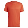 Maglia a Maniche Corte Uomo Adidas Run It Arancio | Tienda24 - Global Online Shop Tienda24.eu