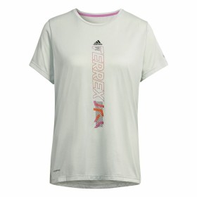 Camiseta de Manga Corta Mujer Adidas Agravic Blanco Cálido de Adidas, Mujer - Ref: S64126862, Precio: 36,89 €, Descuento: %