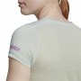 Damen Kurzarm-T-Shirt Adidas Agravic Warmes Weiß | Tienda24 - Global Online Shop Tienda24.eu