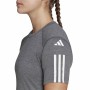 Camiseta de Manga Corta Mujer Adidas 3 stripes Essentials Gris claro de Adidas, Mujer - Ref: S64126863, Precio: 0,00 €, Descu...