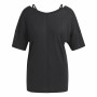 Camiseta de Manga Corta Mujer Adidas Studio Oversized Negro de Adidas, Ropa - Ref: S64126865, Precio: 33,20 €, Descuento: %