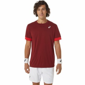 Men’s Short Sleeve T-Shirt Asics Court Dark Red Tennis by Asics, Men's - Ref: S64126881, Price: 29,06 €, Discount: %