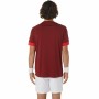 Maglia a Maniche Corte Uomo Asics Court Rosso Scuro Tennis | Tienda24 - Global Online Shop Tienda24.eu