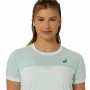 Camiseta Deportiva de Manga Corta Asics Court Blanco Mujer Tenis de Asics, Mujer - Ref: S64126883, Precio: 28,98 €, Descuento: %