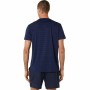 Camisola de Manga Curta Homem Asics Court Azul Marinho Ténis de Asics, Homem - Ref: S64126884, Preço: 33,12 €, Desconto: %