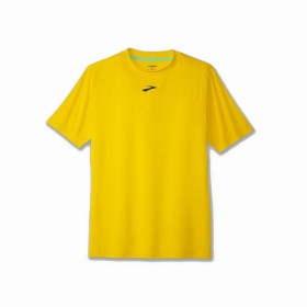 T-shirt à manches courtes homme Brooks High Point Jaune de Brooks, T-shirts - Réf : S64126888, Prix : 43,04 €, Remise : %