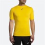 Camiseta de Manga Corta Hombre Brooks High Point Amarillo de Brooks, Camisetas - Ref: S64126888, Precio: 43,04 €, Descuento: %