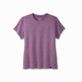 Camiseta de Manga Corta Mujer Brooks Luxe Lila de Brooks, Mujer - Ref: S64126891, Precio: 35,15 €, Descuento: %