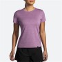 Camiseta de Manga Corta Mujer Brooks Luxe Lila de Brooks, Mujer - Ref: S64126891, Precio: 35,15 €, Descuento: %