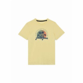 Camisola de Manga Curta Infantil Jack & Jones Jjsummer Smu Vibe Tee Amarelo de Jack & Jones, Camisolas de manga curta - Ref: ...