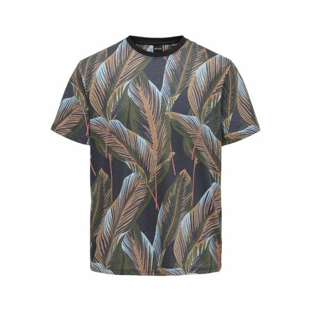 Men’s Short Sleeve T-Shirt Only & Sons Onskobe Reg Banana Leaf Black by Only & Sons, T-Shirts - Ref: S64126907, Price: 14,65 ...